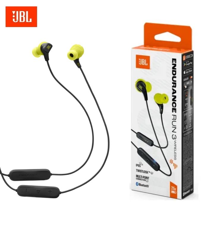 Audífonos Inalámbricos Endurance Run 3 Wireless Magnético IP65 Negro