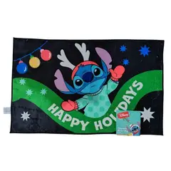 DISNEY CLASICOS - Tapete o Alfombra Navideña Lavable Disney Stitch 50x81cm