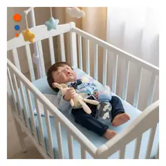 GENERICO - Bebe Dulce 48cm con Conjunto Formal Plomo y Corbata Michi Azul Marino Y+Ligas Regalo