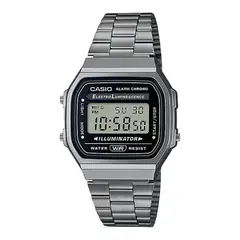 CASIO - Reloj A168WGG-1A Hombre Acero Gris
