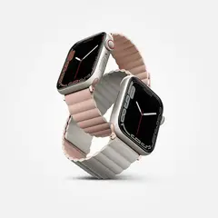 GENERICO - Correa Uniq Revix reversible para Apple Watch 44 - 49mm - Rosado Beige