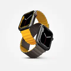 GENERICO - Correa Uniq Revix reversible para Apple Watch 44mm a 49mm - Mostaza Caqui