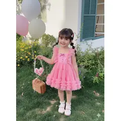 GENERICO - VESTIDO PARA NIÑA PARA FIESA DE CUMPLEAÑOS