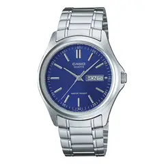 CASIO - Reloj MTP-1239D-2A Azul Doble Fechador Hombre
