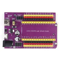 GENERICO - Placa Expansión para ESP32 38 Pines Versión Púrpura USB Type-C Micro USB Compatible ESP32 DevKit