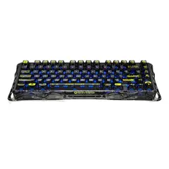GRAVASTAR - Teclado Mecánico Inalámbrico Mercury K1 Lite Transparent Black