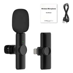 OEM - Micrófono Solapero Inalámbrico DUAL Tipo C K11