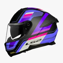 LS2 - CASCO FF808 PURPURA MATE CERTICACIÓN ECE-R2206®