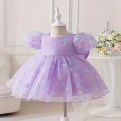GENERICO - VESTIDO PARA BEBE PARA FIESA DE CUMPLEAÑOS