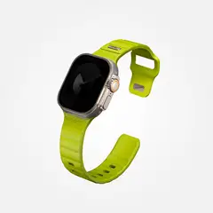 GENERICO - Correa Uniq Stride deportiva para Apple Watch 44 a 49mm - Verde Limón