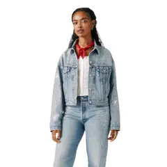 LEVIS - Casaca Mujer Shrunken 90s No Pleat Celeste