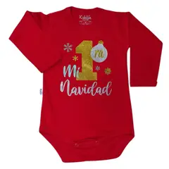 GENERICO - Body Bebé Feliz Navidad Talla 2