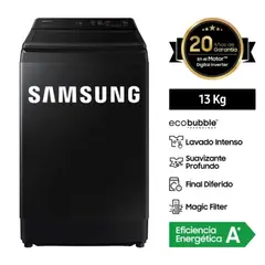 SAMSUNG - Lavadora 13KG Ecobubble WA13CG5441BVPE Negro