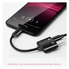 SEISA - Adaptador Para Telefono Usb Tipo C A Jack 35mm Para Audífonos Microfónos