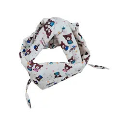 GENERICO - Protector De Cabeza CREMA Cojín Ajustable Casco Almohada