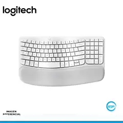 LOGITECH - TECLADO ERGO WAVE WIRELESS BOLT SP WHITE