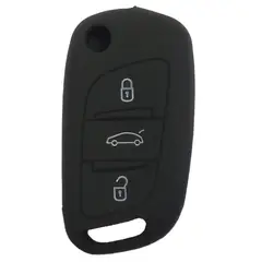 GENERICO - SKSTORE Funda Silicona de Llave Flip 3 Botones para Citroen
