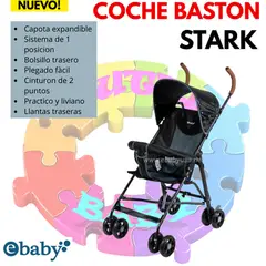 EBABY - COCHE BASTON STARK COD2015 - NEGRO