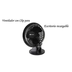 GENERICO - Ventilador recargable DAJU DT-60 - Clip - 8W