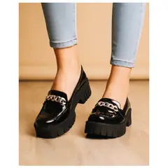 NEBULA - Mocasin Antalya - Negro Charol