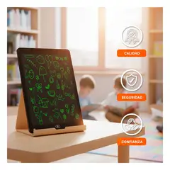 GENERICO - Pizarra Digital de Dibujo para Niños en Negro