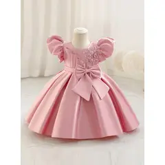 GENERICO - VESTIDO PARA NIÑA BEBE DE ESTILO DE PRINCESA