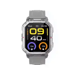 KUMI - Reloj Inteligente U3 Pro 183 con Llamadas Bluetooth IP68 y Monitoreo de Salud Multideporte