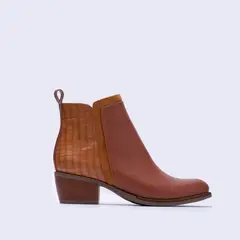 NEBULA - Botines Nesebar - - Camel Serpiente