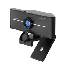 CREATIVE - Cámara Live Cam Sync 4k UHD 2160p dual mic usb con tapa black