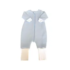 WAWA PIMA - SACO DE DORMIR BEBÉ CON PIE BABY SKYBLUE