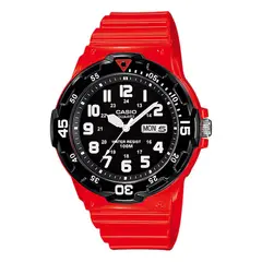 CASIO - Reloj MRW-200HC-4BVDF Hombre Resina Rojo