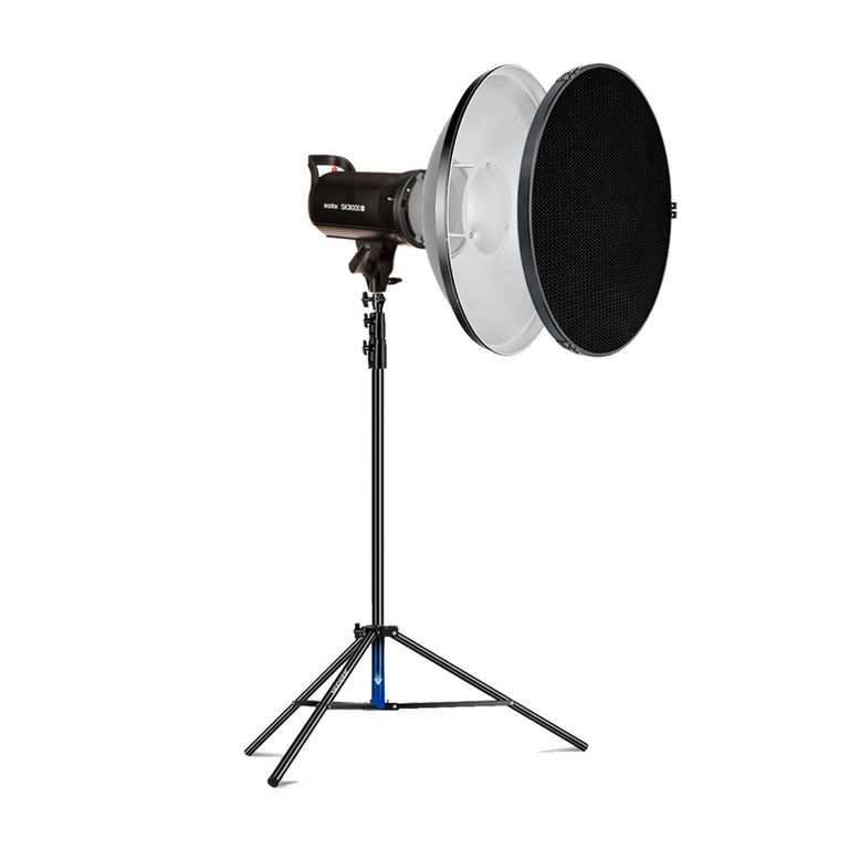 Combo Flash SK300II-V + Parante + BeautyDish BDR-S420 Silver + Grilla
