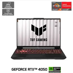 ASUS - Laptop Gamer TUF A16 16GB 512GB AMD Ryzen 7 NVIDIA RTX 4050 6VRAM WIN 11 SSD 16 Pulgadas WUXGA.