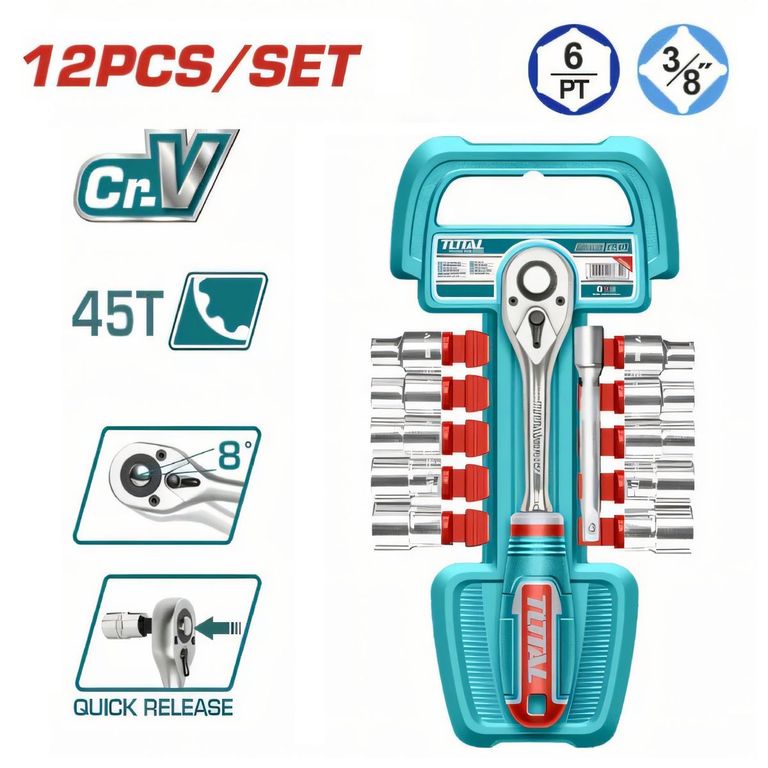 Juego X 12 Piezas Dados De Tres Octavos Con Chicharra Total - THT381121