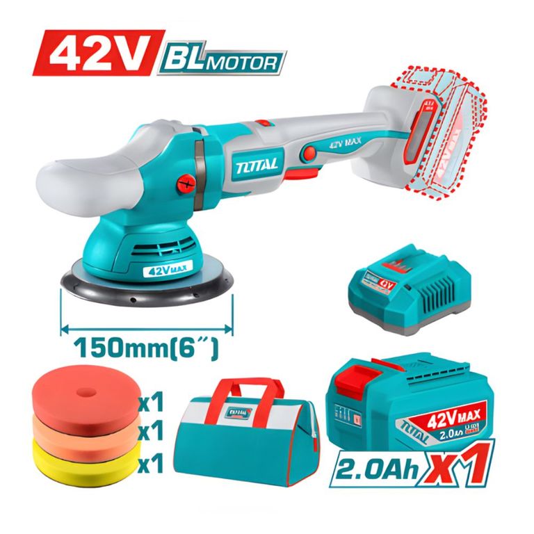 Pulidora Angular 42V 150MM6’’ 2000-4500RPM Industrial - TAPLI42151