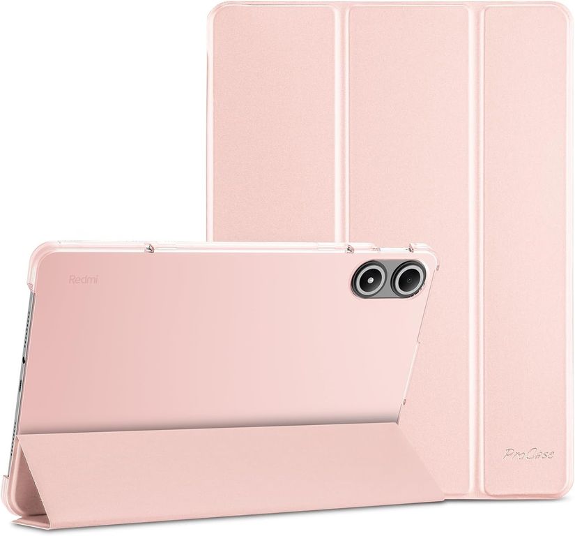 Funda Para Xiaomi Redmi Pad 2 Magnetic Portapencil Rosado