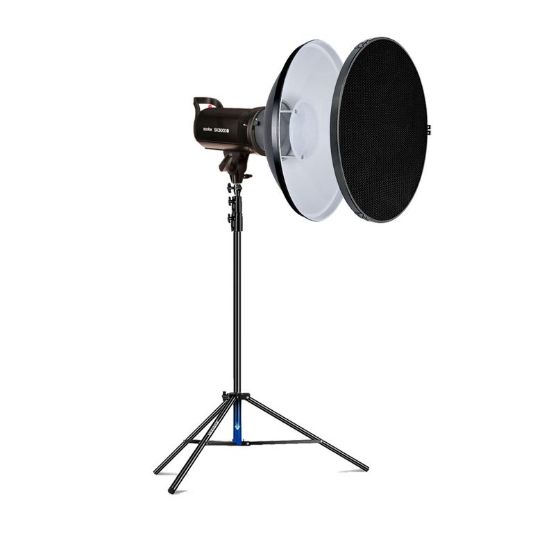 Combo Flash SK300II-V + Parante + BeautyDish BDR-W420 White + Grilla