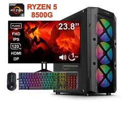 AMD - COMPUTADORA RYZEN 5 8500G 16GB DDR5 SSD 500GB 24" KIT