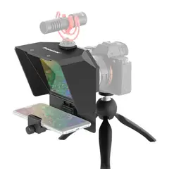 NEO DIGITAL - Teleprompter 7,5 pulgadas con trípode de mesa para celular cámara T1