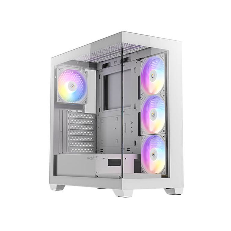 Caja Para Pc Antec Cx300 Argb - Torre Media, 4 Ventiladores Rgb, Diseño Blanco Elegante