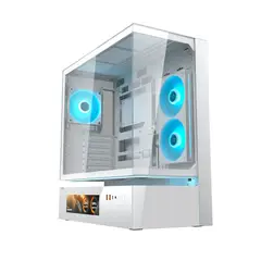 COUGAR - Case CFV235 Vision White Mid Tower ATX Panel Vidrio Templado C