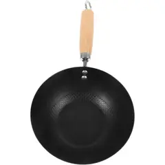 INSPIRA MARKET - Sartén Chaufero Grande 28 Cm con Mango de Madera