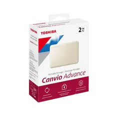 TOSHIBA - Disco duro portátil Canvio Advance 2TB blanco USB 30 - Alma