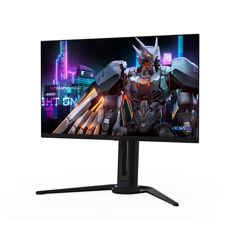 Monitor 27" Aorus Fo27Q5P 2K Qhd Oled 500Hz, 0.03Ms, Pivotante Y Con Parlante Int