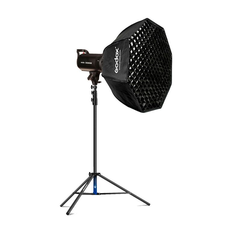 Combo Flash SK300II-V + Parante + Softbox FW95