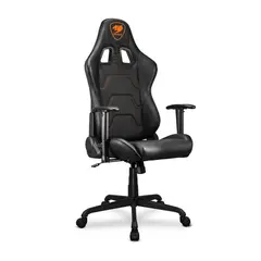 COUGAR - Sillón gamer Armor Elite - Negro cuero PVC y acero ergonomía