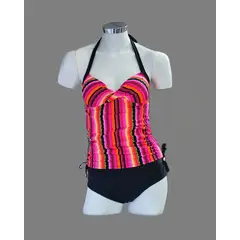 GENERICO - ROPA DE BAÑO ENTERO Bañador Vestido con truzan Bikini Talla M DEALCOBA