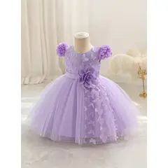 GENERICO - VESTIDO PARA NIÑA BEBE PARA FIESTA DE CUMPLEAÑOS