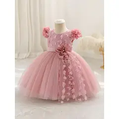 GENERICO - VESTIDO PARA NIÑA BEBE PARA FIESTA DE CUMPLEAÑOS