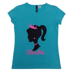 FODAGO - Polo niña manga corta Diseño 8 - Celeste.